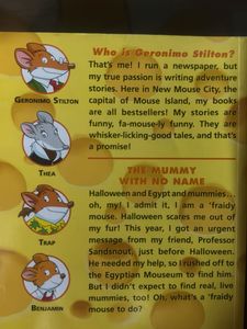 Geronimo Stilton: The Mummy With No Name
