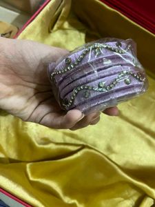 Beautiful Lavender Silk Bangles