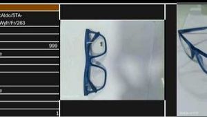 Marc Aldon Original Wayfarer Frame Transparent blu