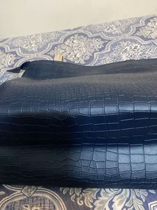 Stylish Navy Croc Tote Bag