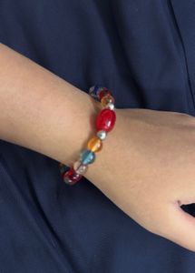Colourful Beaded Bracelet (flexible)