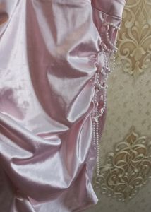 Pink Satin Mini Dress