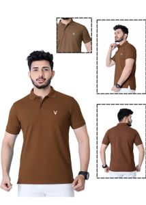 Allen Solly Brown Polo T-Shirt newwdtag