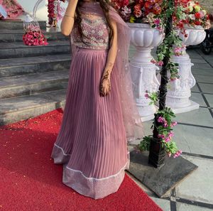 Elegant Lavender Lehenga Choli Set