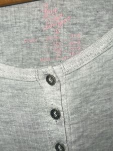 Women's Long Sleeve Henley Top