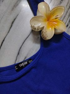 Blue Sleeveless Midi Dress 💙
