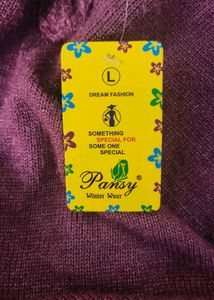 Stylish Purple Kids Poncho