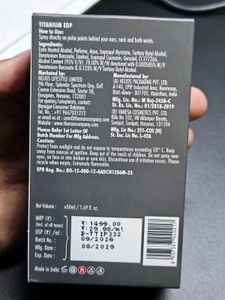The Man Company Titanium Perfume, 50ml.