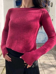 Stylish Black Flare Pants with Buckle Detail