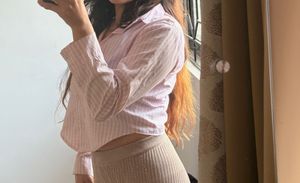Striped Button-Down Shirt