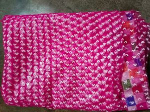 Pink &amp; White Patterned Fabric