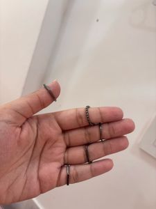 Set of 5 Unique Rings