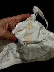 White Cotton Bra