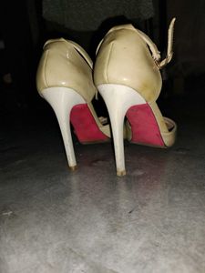 Elegant Beige olive nude Ankle Strap Heels