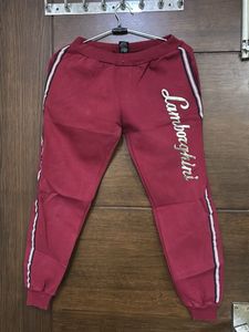 Lamborghini Red Joggers