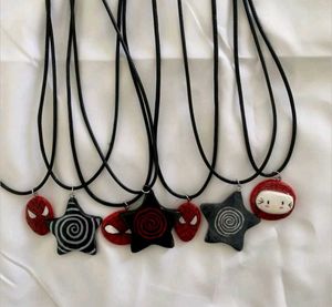 Y2K Star Swirl | Spiderman Charm Necklaces