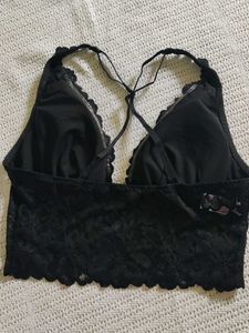 Lace Bralette - Black