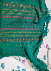 Bohemian Teal Kurta dress