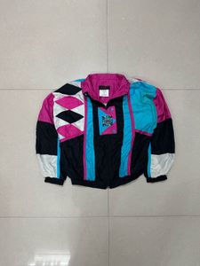 Retro Color Block Windbreaker Jacket 🇺🇸