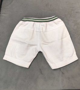 Kids White Casual Denim Shorts