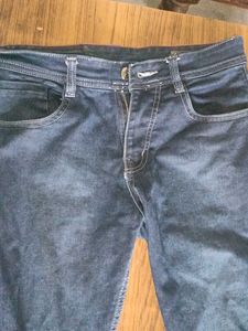 Men's Blue Washed Denim Jeans