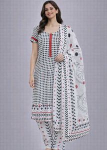 Stylish Black & White Kurta