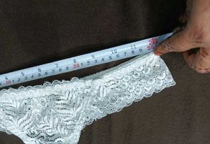 White Lace Thong Panty 🖤