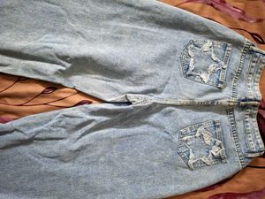 Wide Leg Acid Wash Jeans