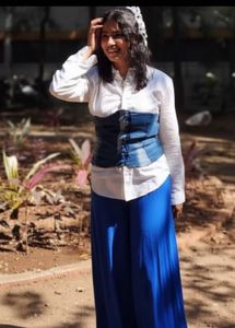 Handmade Denim Corset