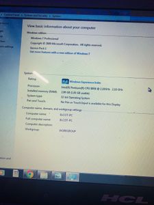 HCL laptop (ONLY CASH) Offer
