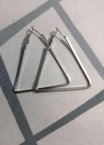 Unique Triangle Hoop Earrings