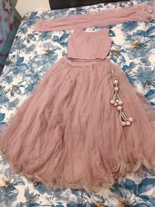Designer Pink Lehenga Choli with Dupatta