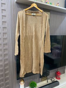 Tan Knit Cardigan