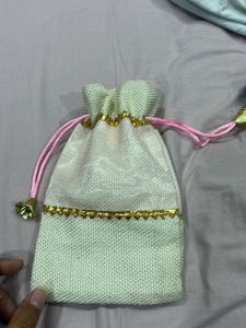 Elegant Drawstring Pouch Bag