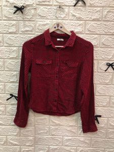Red and Black Checkered Shirt🕸️🕷️