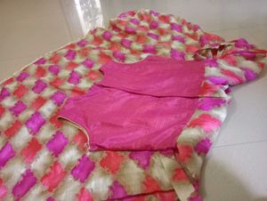 Elegant Pink Ethnic Gown