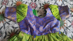 New Beautiful Green Silk frock