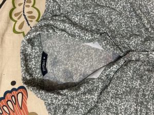 Zudio green Floral Print top