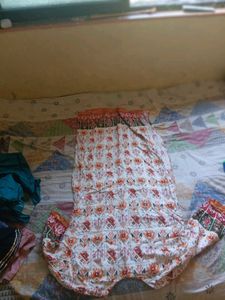 Trendy White Ethnic Print Kurta