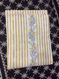 Yellow Printed Kurta Set with Dupatta