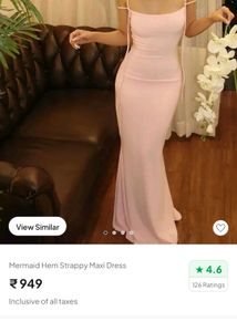 Elegant Pink Strappy Maxi Dress