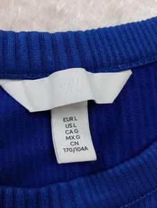 Royal Blue Ruffle Sleeve Midi Dress