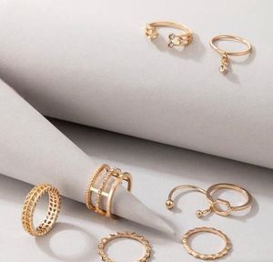 Combo of 3 New Chain pendant, Earrings &amp; rings
