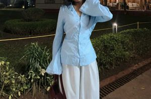 LOWEST ❗Newme Striped Button-Up Shirt