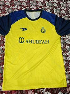 Men's Yellow & Blue Football Jersey