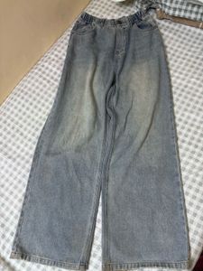 Light Wash Wide Leg Jeans