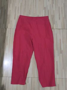 dark pink pure cotton kurta set