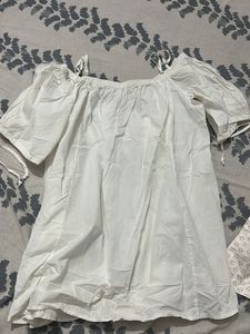off shoulder mini dress