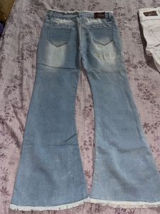 Light Wash Flare Jeans