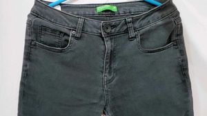 Classic Grey Wash Denim Jeans